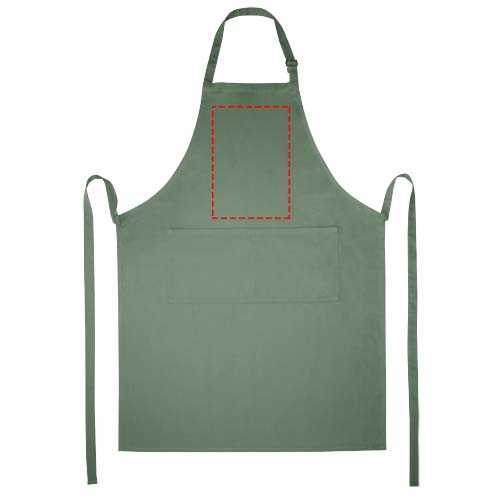 Andrea 240 g/m² Schürze mit verstellbarem Nackenband