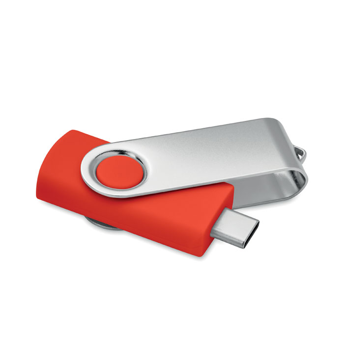 COLODRI - USB Stick 16GB 3.0 type C MO1401 - Rot