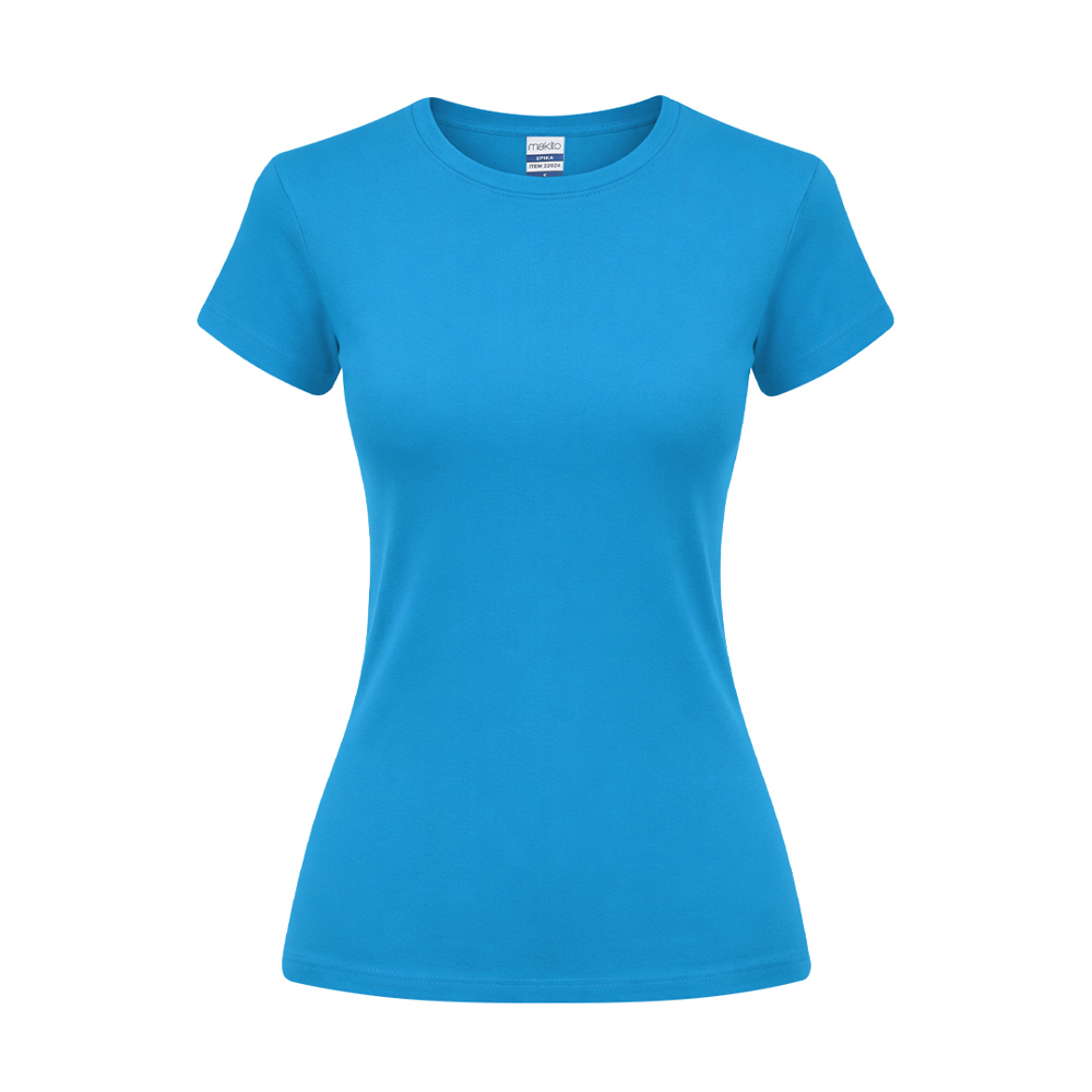 Erwachsene Frauen Farbe T-Shirt Epika - TURQ