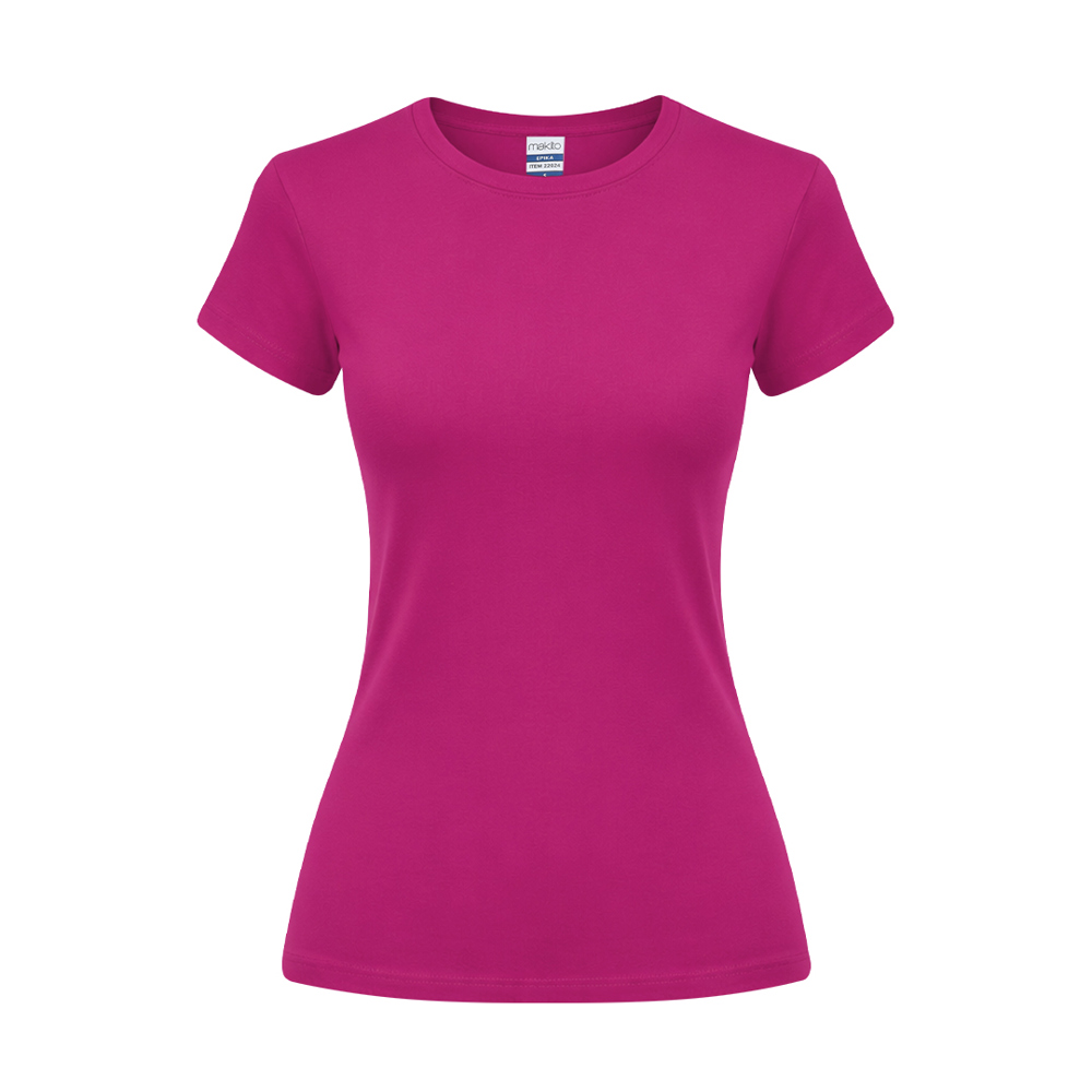 Erwachsene Frauen Farbe T-Shirt Epika - FUCSI