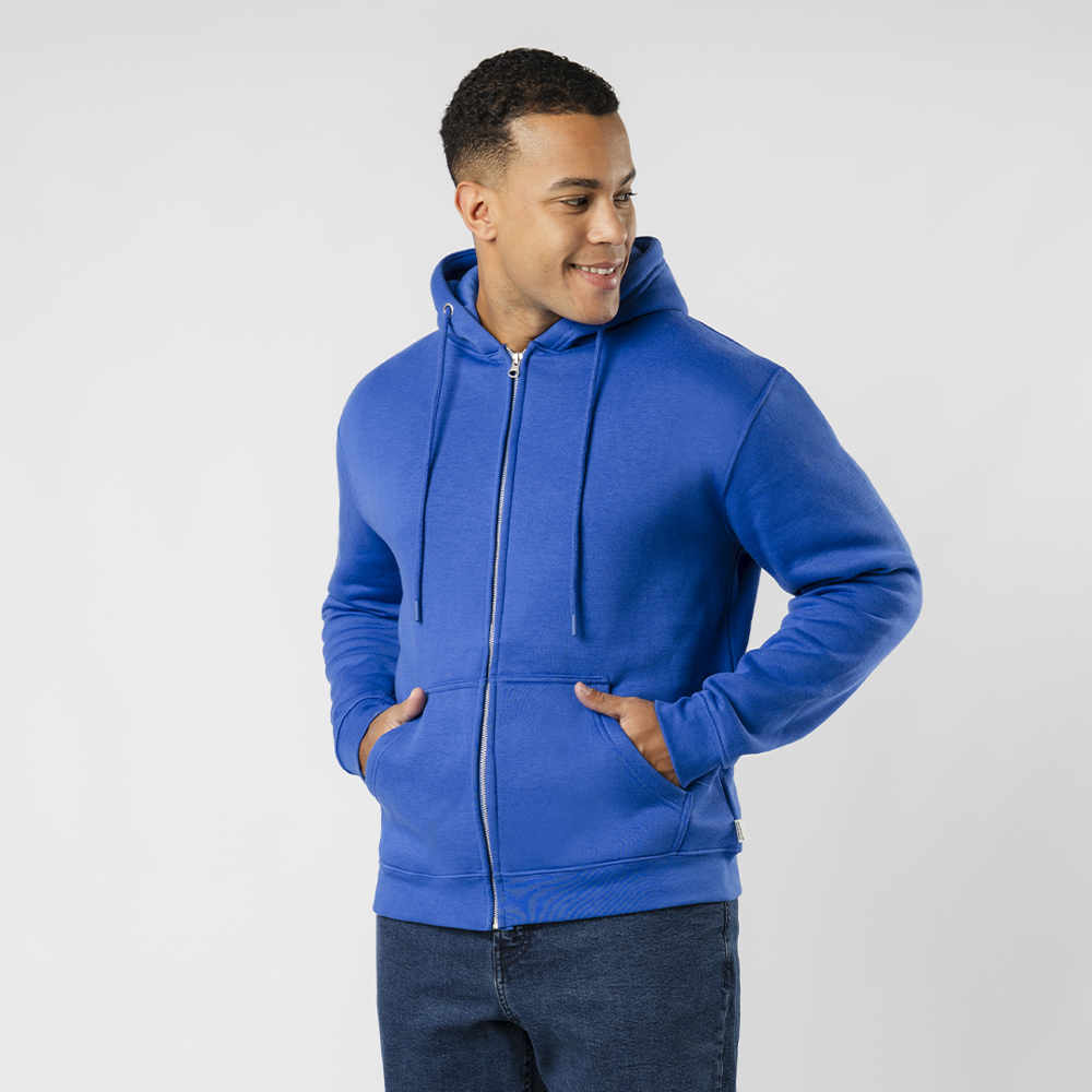 Erwachsene Sweatshirt mit Kapuze + Reißverschluss Walder