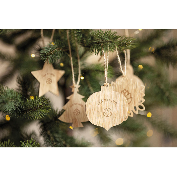 CHRISET - Weihnachtsschmuck Holz