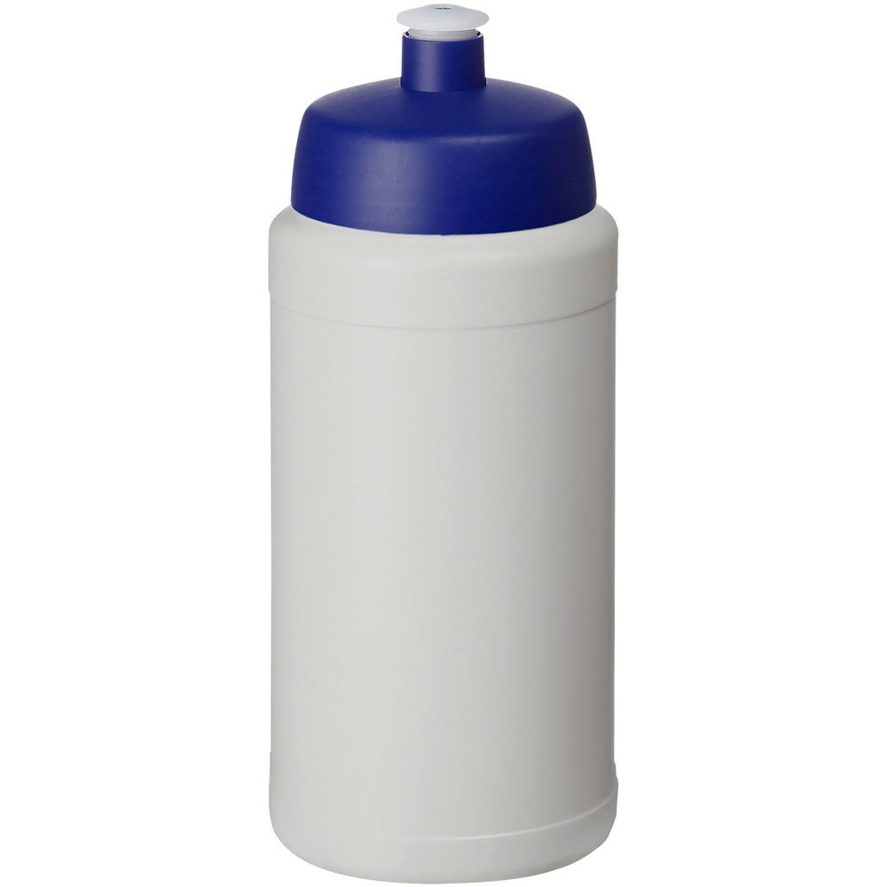 Baseline Recycelte Sportflasche, 500 ml - natur, blau