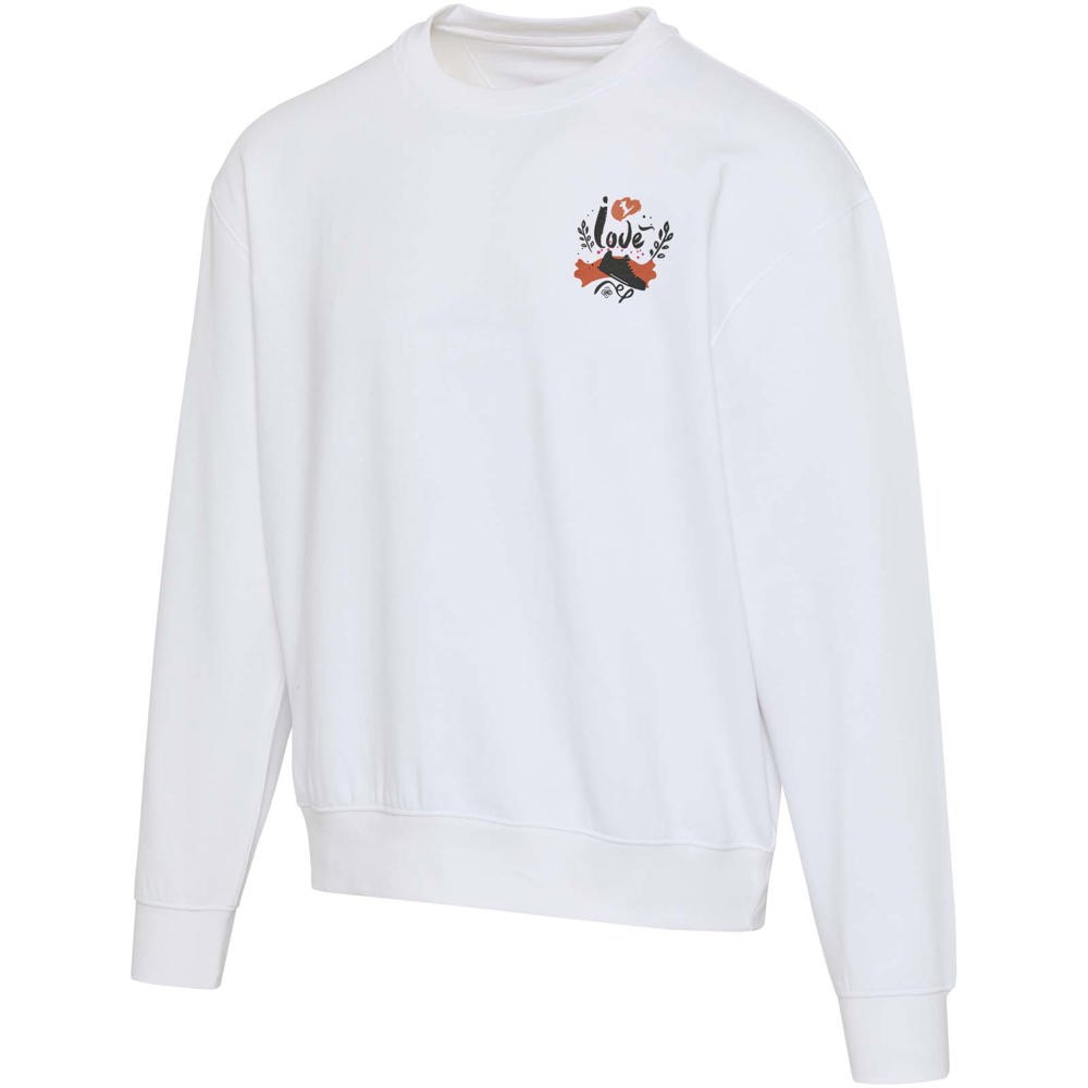 Boris Pullover mit Rundhalsausschnitt in Übergröße aus recycelter 280 g/m2 Bio Baumwolle (OCS), unisex