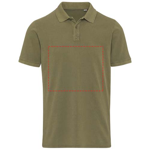 Calgary Poloshirt für Herren im Washed Look, 200 g/m2