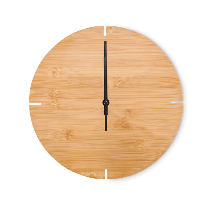 ESFERE - Wanduhr Bambus