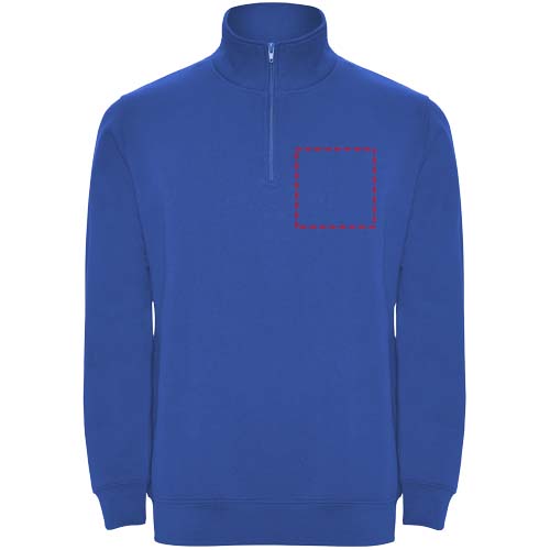 Aneto Pullover mit Viertelreißverschluss
