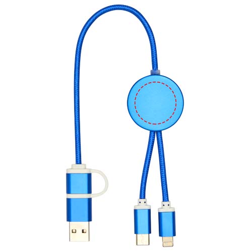 Alasia 30 cm 5-in-1 Kabel aus recyceltem Kunststoff für Datenübertragung und 27W Schnellladung