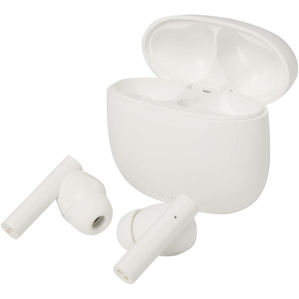 Alterf True Wireless Bluetooth® Headset aus recyceltem Kunststoff mit Silikon-Ohrstöpseln