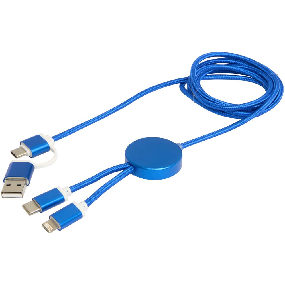 Alasia 150 cm 5-in-1 Kabel aus recyceltem Kunststoff für Datenübertragung und 27W Schnellladung