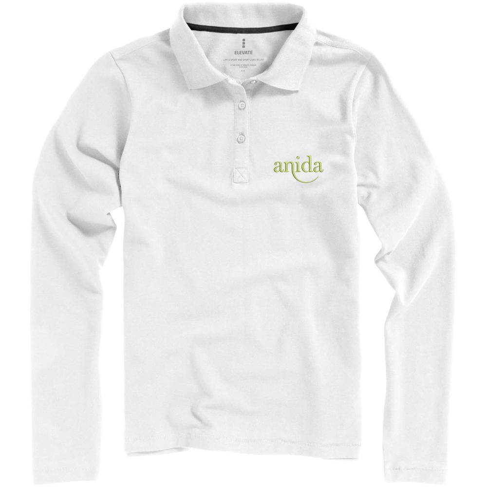 Calgary Langarm Poloshirt für Damen