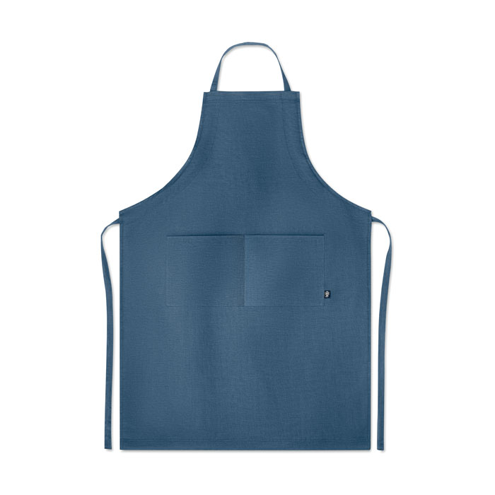 NAIMA APRON - Hanf Küchenschürze 200g/m² - Blau