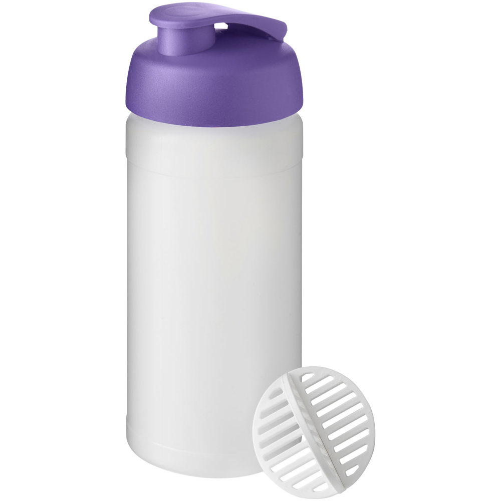 Baseline Plus 500 ml Shakerflasche - lila, klar mattiert