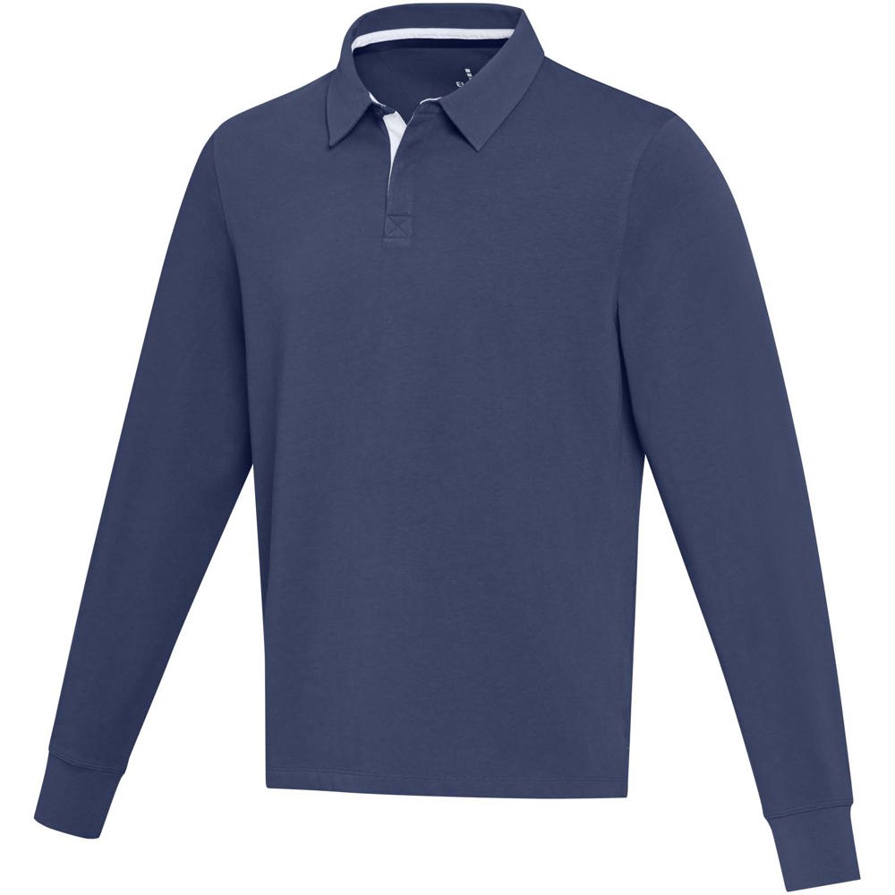 Clyde Rugby Polo Sweatshirt Unisex - navy