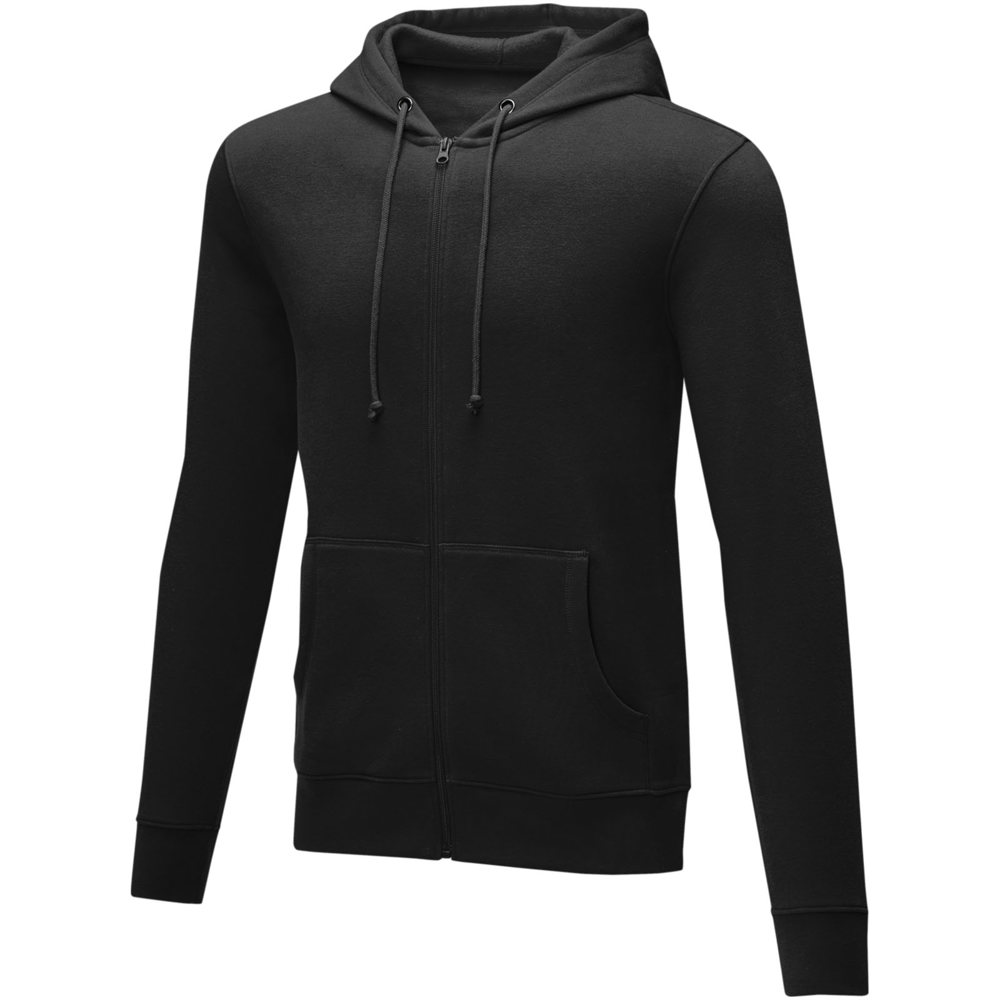 Charon Herren Kapuzenpullover mit Reißverschluss - Schwarz