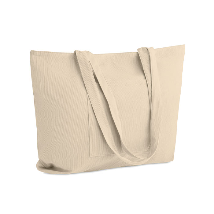 CORDY G - Einkaufstasche Kord-Polyester - beige