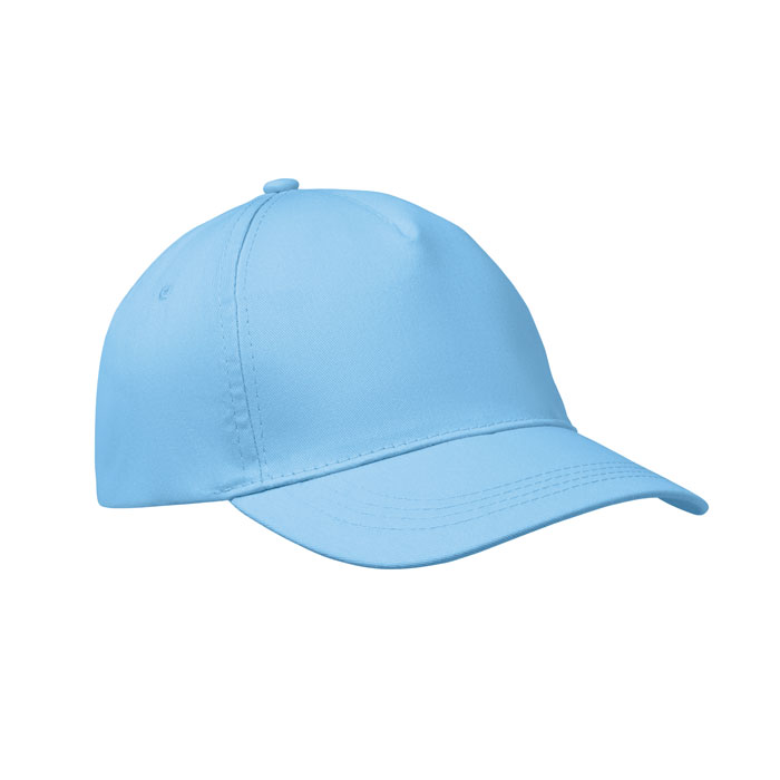 BUZZ - Baseball cap 5 panels 160g/m² - Babyblau