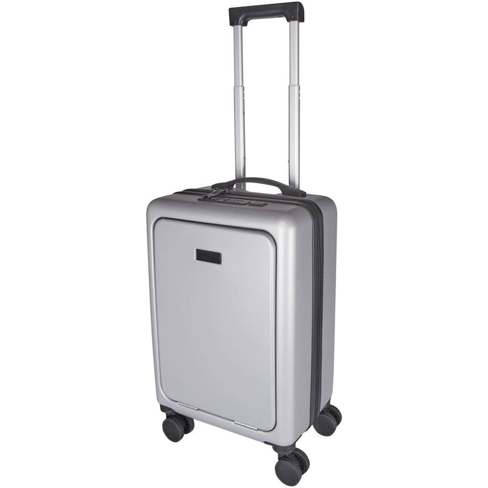 Rover Pro 20" Kabinentrolley aus recyceltem GRS-Material 40 L - Silber