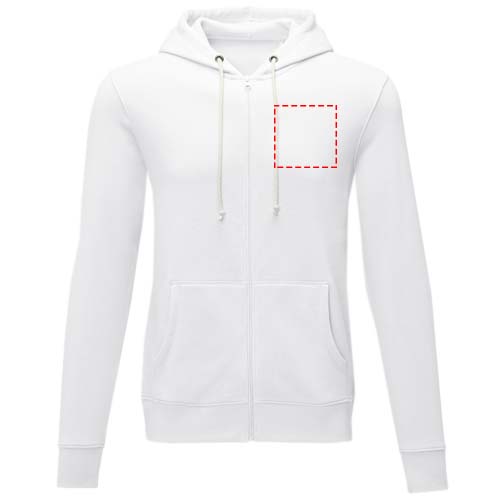 Charon 240 g/m² Herren Kapuzenpullover mit Reißverschluss