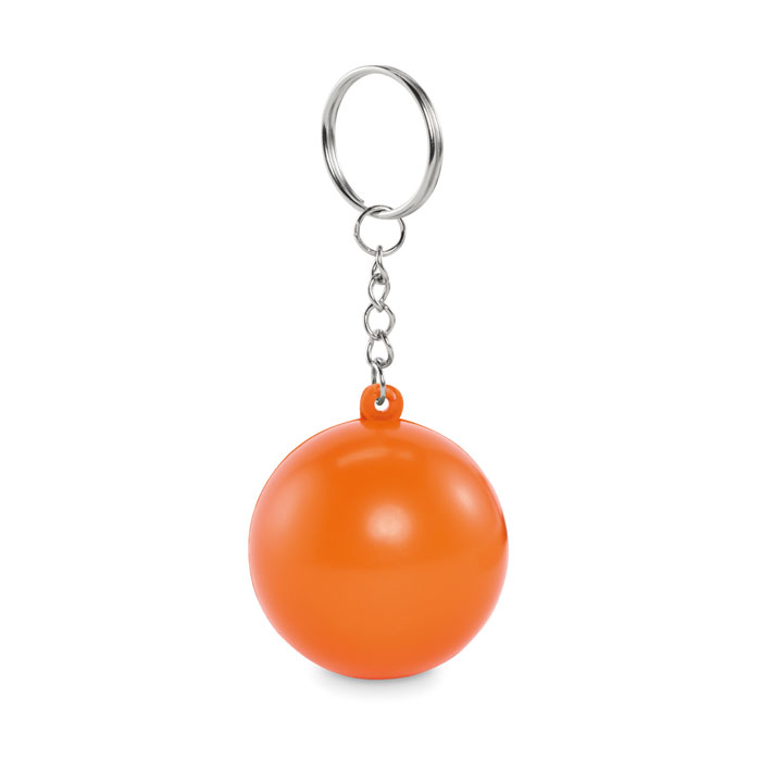 CIRKELY - Schlüsselring Kugelform PU - Orange