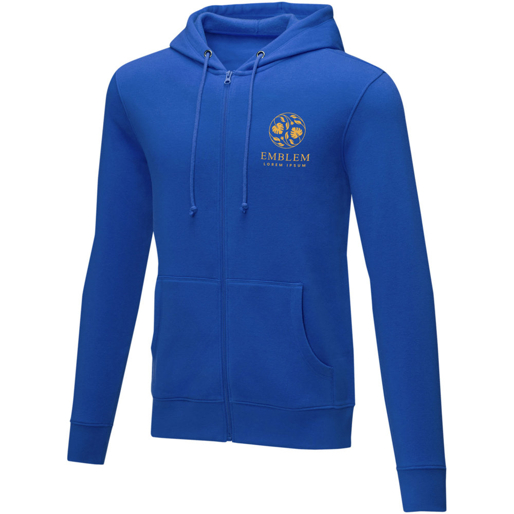 Charon 240 g/m² Herren Kapuzenpullover mit Reißverschluss