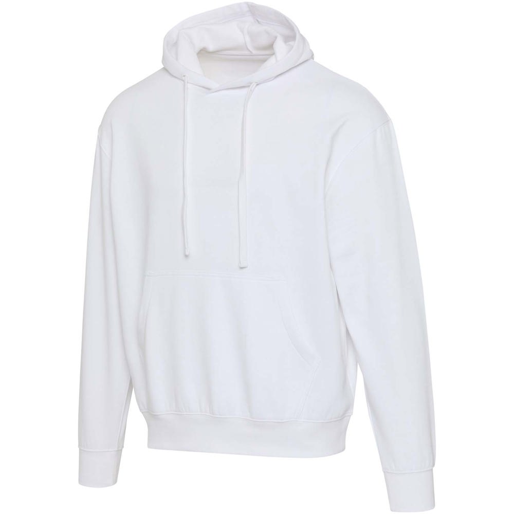 Boris Kapuzenpullover in Übergröße aus recycelter 280 g/m2 Bio Baumwolle (OCS), unisex - weiss