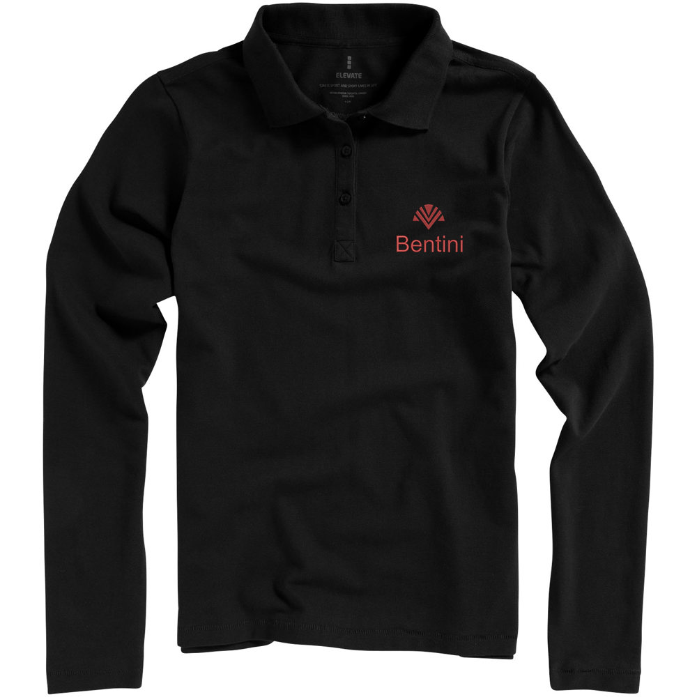 Calgary Langarm Poloshirt für Damen