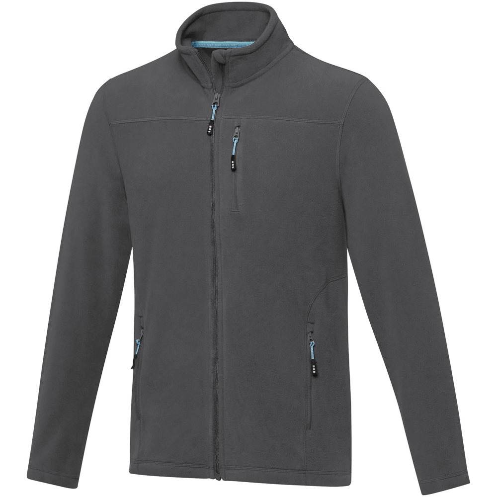 Amber GRS recycelte Fleecejacke für Herren - storm grey