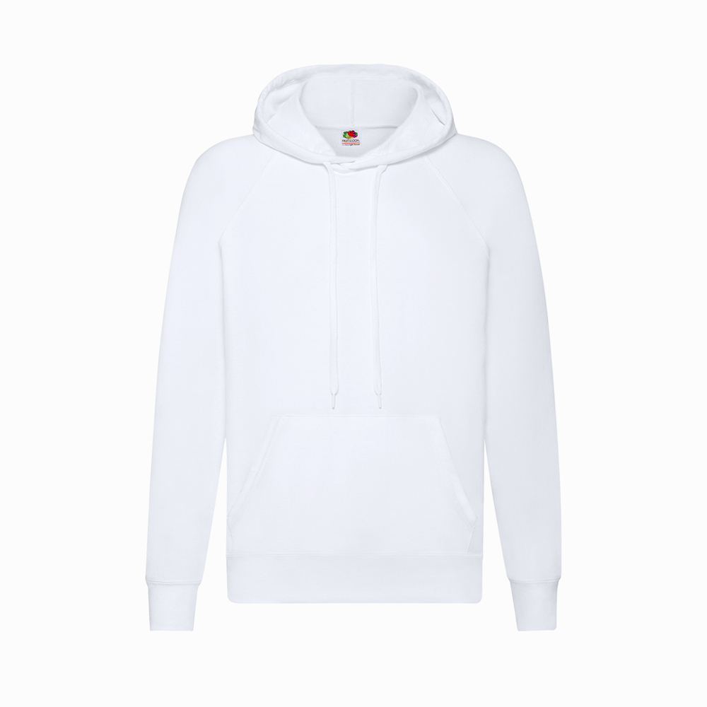 Erwachsene Sweatshirt Lightweight Hooded S - BLA