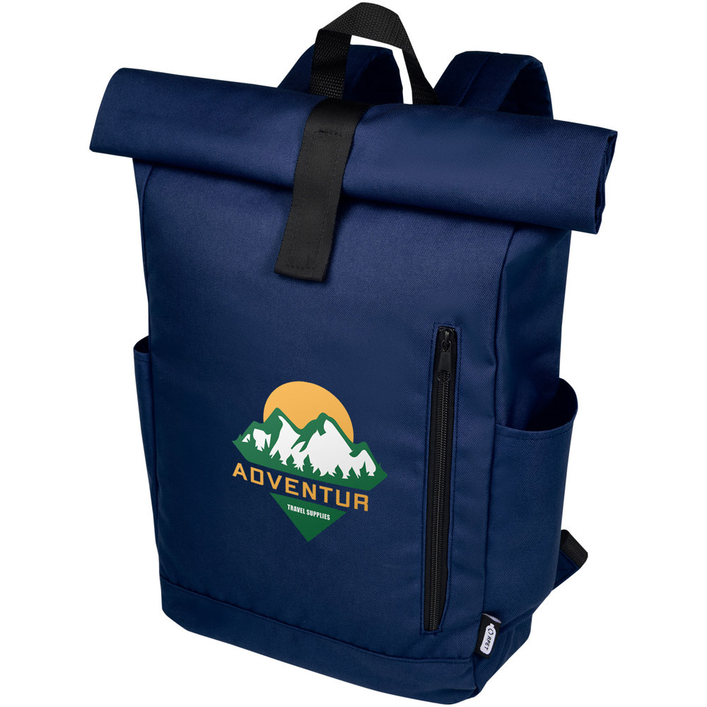 Byron 15,6" GRS RPET Roll-Top Rucksack 18 L