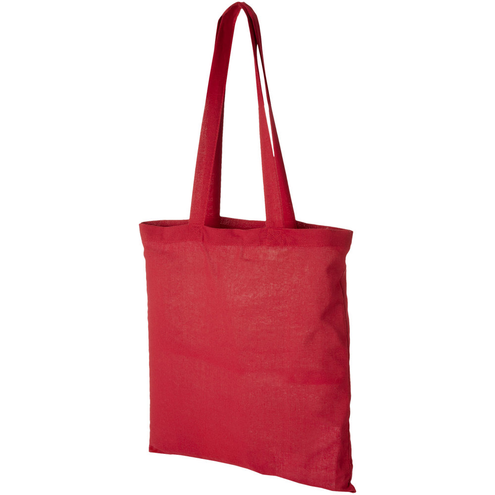 Carolina 100 g/m² Baumwoll Tragetasche 7L - rot