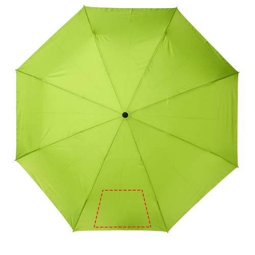 Bo 21" Vollautomatik Kompaktregenschirm aus recyceltem PET-Kunststoff