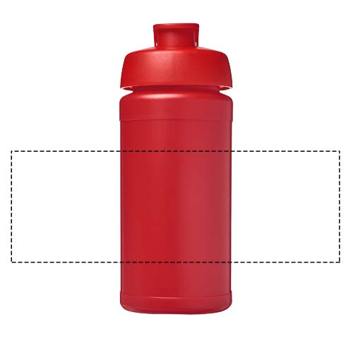 Baseline 500 ml recycelte Sportflasche mit Klappdeckel 