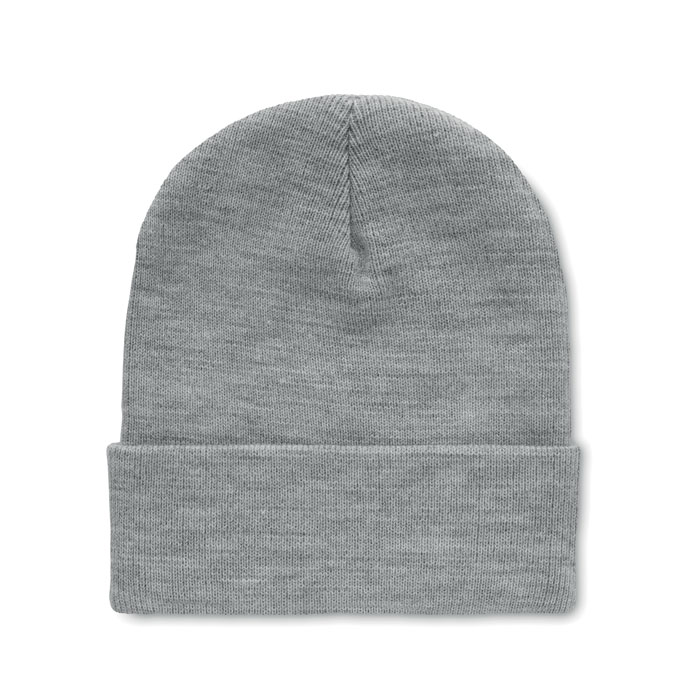 POLO RPET - Beanie mit Umschlag RPET - Weiß/grau