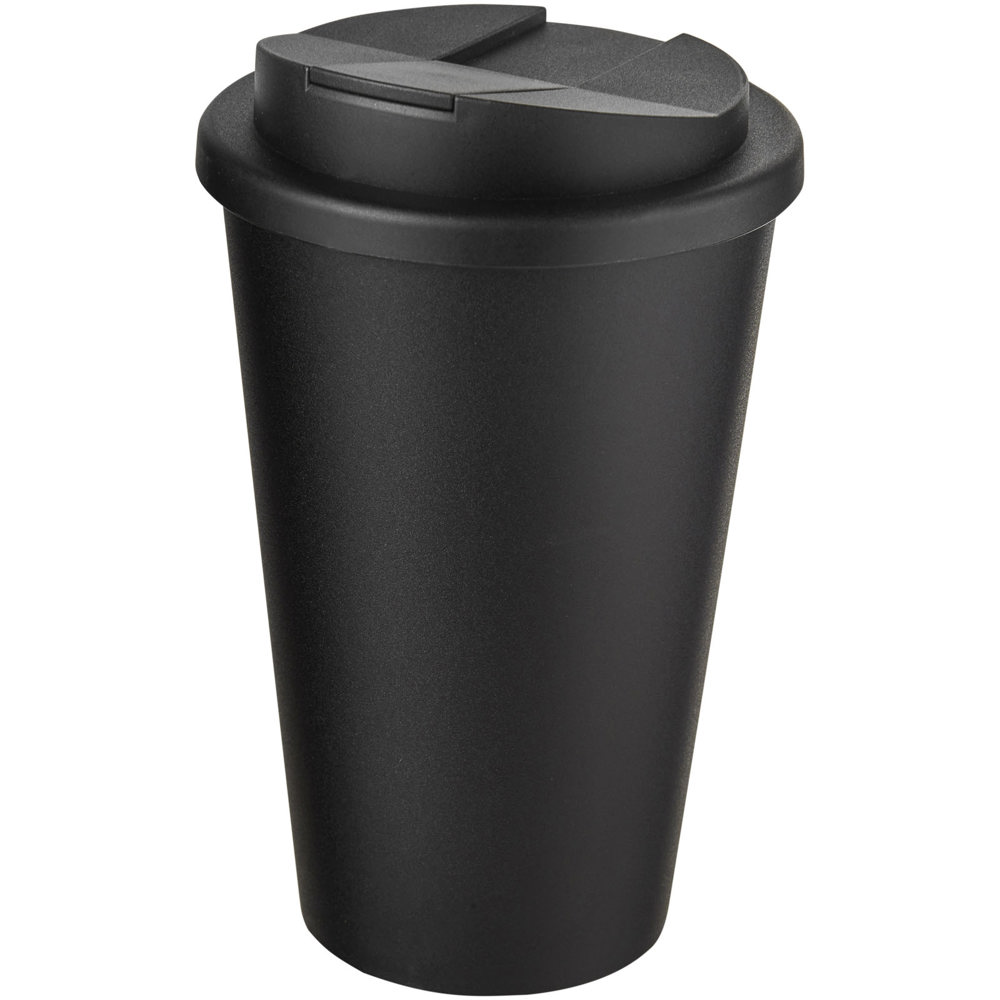Americano® 350 ml Isolierbecher mit auslaufsicherem Schraubverschluss - Schwarz