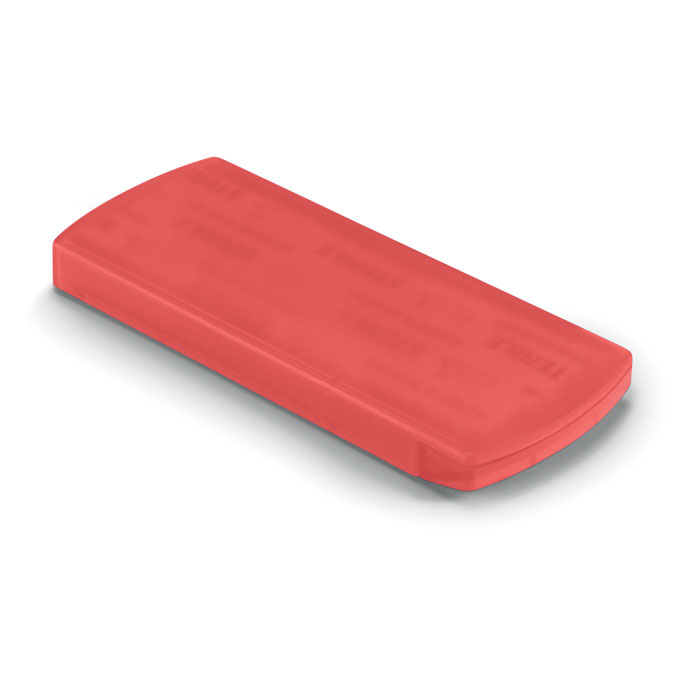 EVAN - Pflasterbox - Transparent Rot