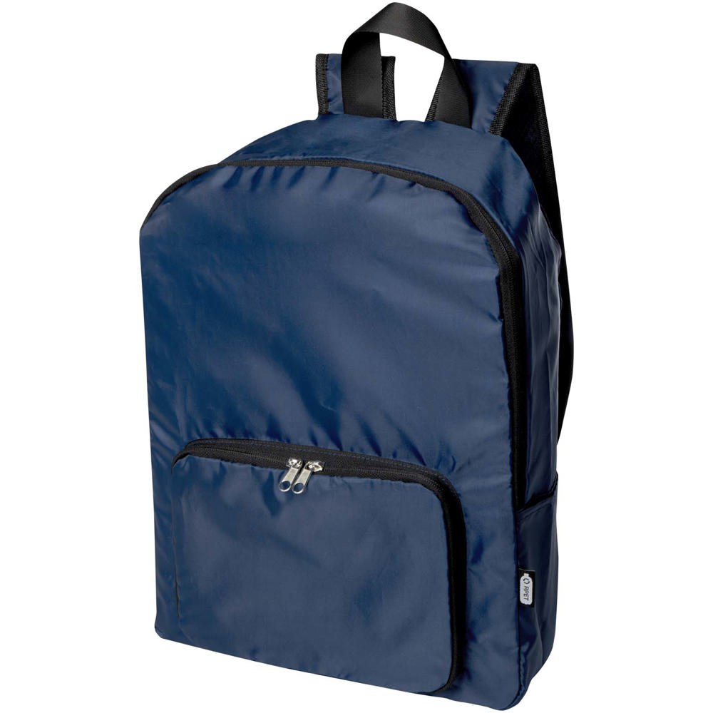 EcoFold faltbarer RPET Rucksack 15 L - Navy