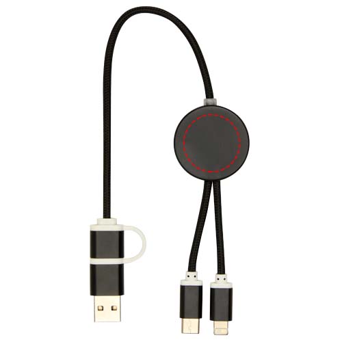 Alasia 30 cm 5-in-1 Kabel aus recyceltem Kunststoff für Datenübertragung und 27W Schnellladung