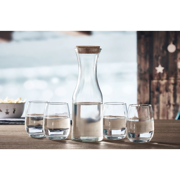 PICCA - Karaffe aus recyceltem Glas 1L