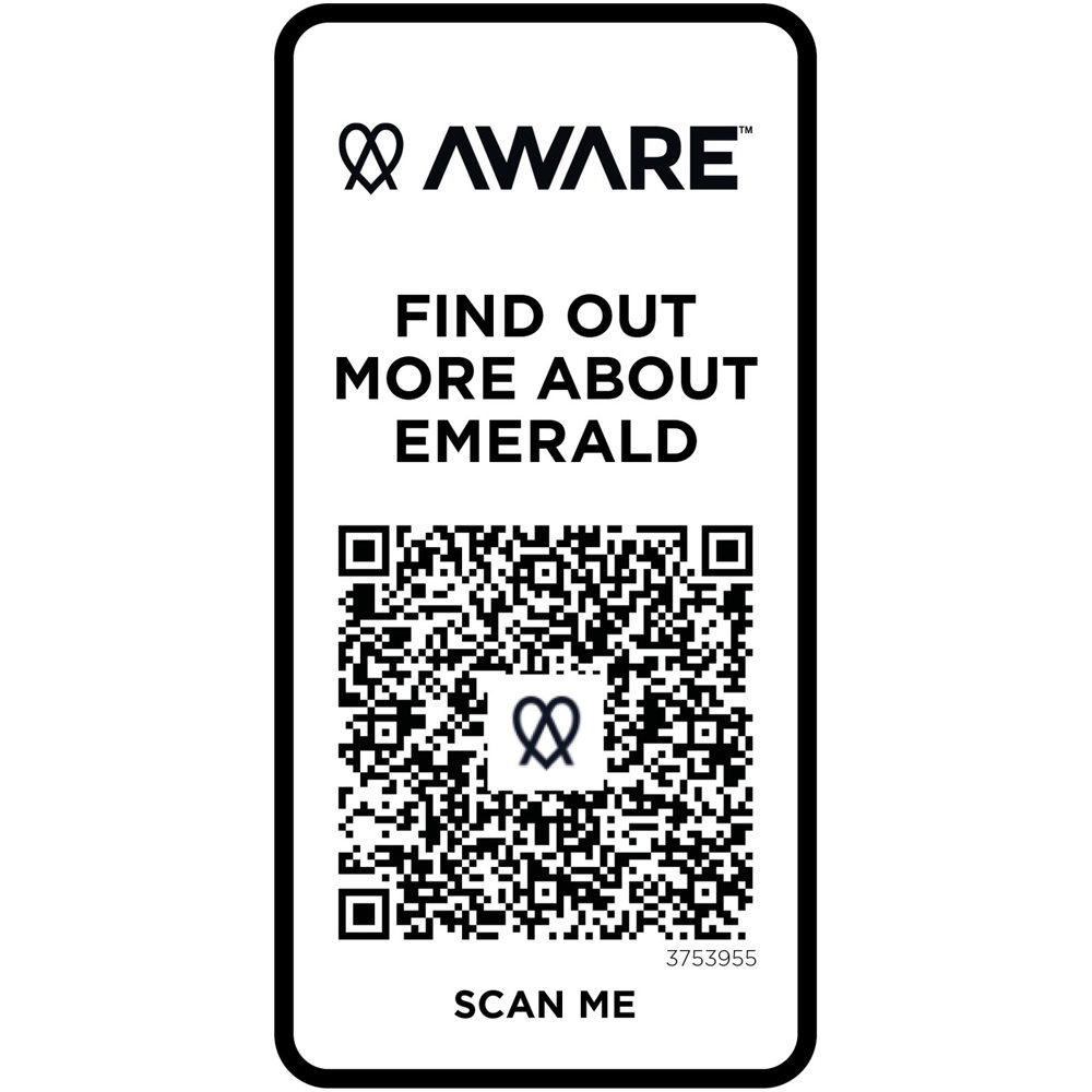 Emerald 200 g/m² Aware™ Polo Unisex aus recyceltem Material