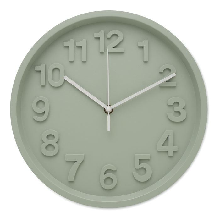 MURO - Wanduhr aus PP - Mintgrün