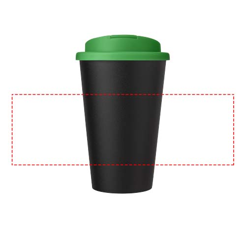 Americano® Eco 350 ml recycelter Becher mit auslaufsicherem Deckel