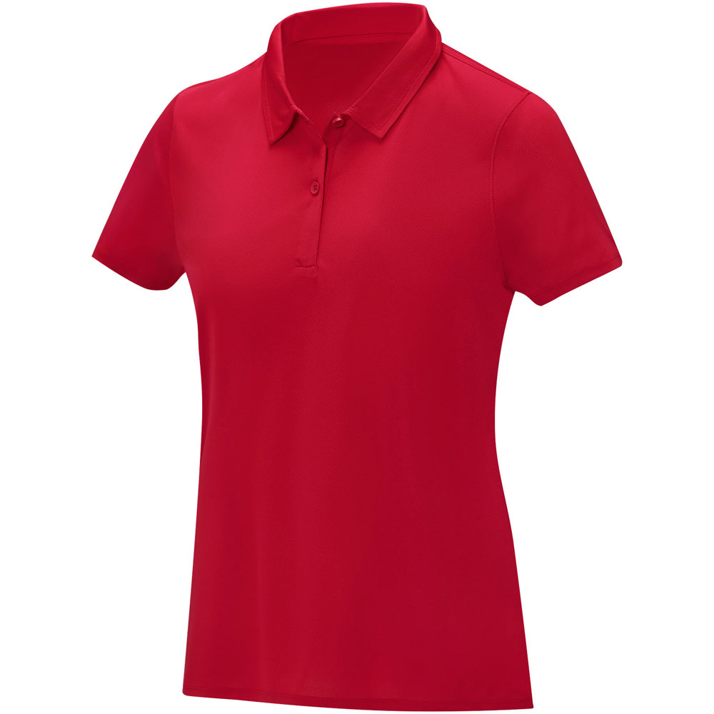Deimos Poloshirt cool fit mit Kurzärmeln für Damen - Rot