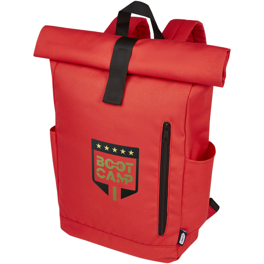 Byron 15,6" GRS RPET Roll-Top Rucksack 18 L