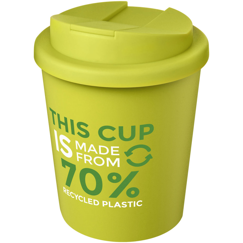 Americano® Espresso Eco 250 ml recycelter Isolierbecher mit auslaufsicherem Deckel 