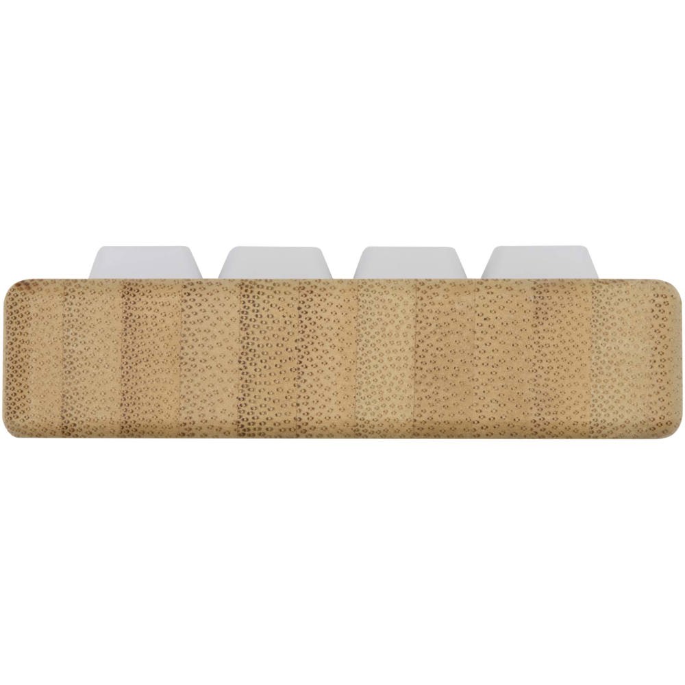 Algol Smartphonehalterung aus recyceltem Kunststoff mit Fidget-Toy mit Bambusdetails