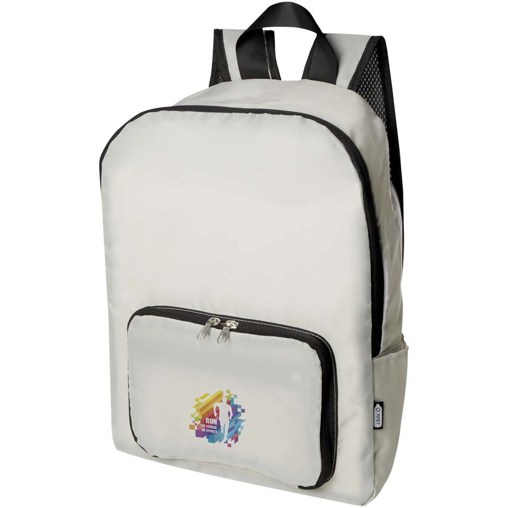 EcoFold faltbarer RPET Rucksack 15 L