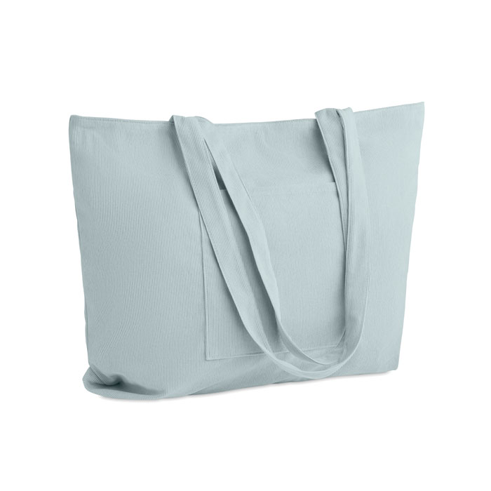 CORDY G - Einkaufstasche Kord-Polyester - Babyblau
