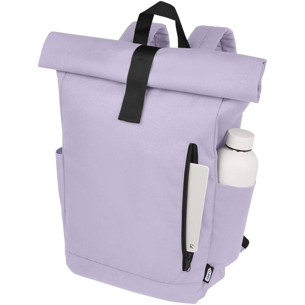 Byron 15,6" GRS RPET Roll-Top Rucksack 18 L