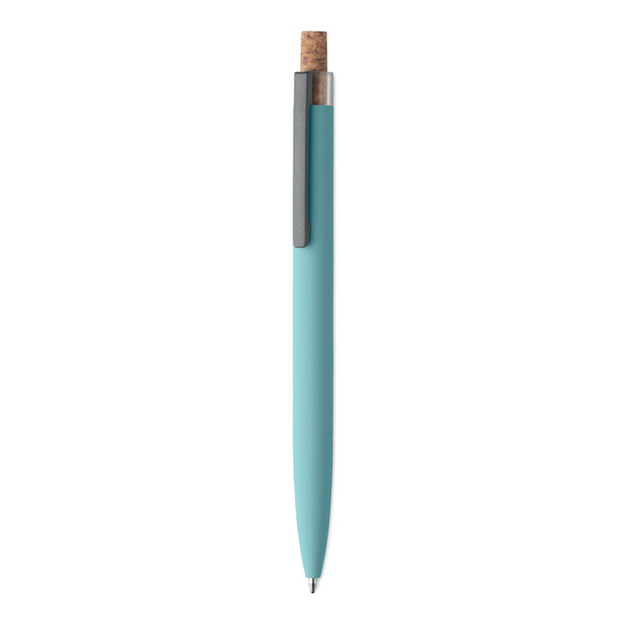 BERGAMO + - Druckkugelschreiber recy. Alu - Babyblau